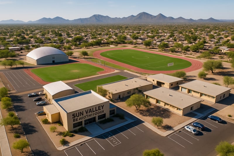 Sun Valley Mora Schools campus in northeast Phoenix Sun Valley Mora Schools campus in northeast Phoenix